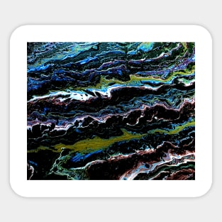 landscaping abstract fluid art Sticker